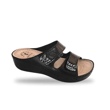 Anatómiai comfort Fratelli Babb papucs D3333 Nero