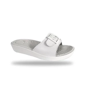 Monte Bosco női  tüskés talpú masszázspapucs - TS-1 fehér komfort papucs