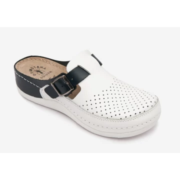Női papucs - comfort klumpa D300 Bianco-Blue