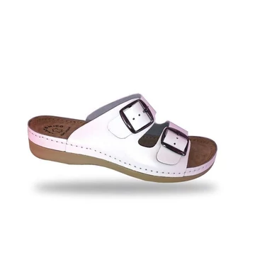Fehér férfi anatomic papucs U26 Bianco