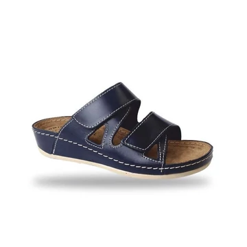 Női comfort bio papucs D76 Blu