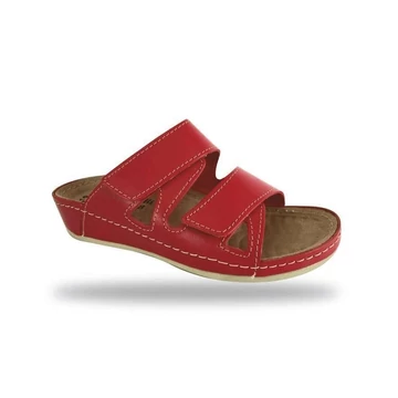 Női comfort bio papucs D76 Rosso