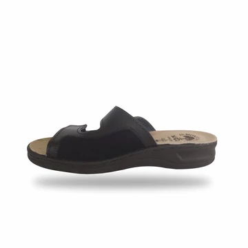 Monte Bosco női kímélő bütyökvédő papucs - 481 fekete gyógypapucs