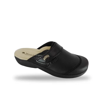 Monte Bosco női kímélő elasztikus klumpa -1468 fekete gyógypapucs