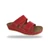 Női comfort bio papucs D76 Rosso