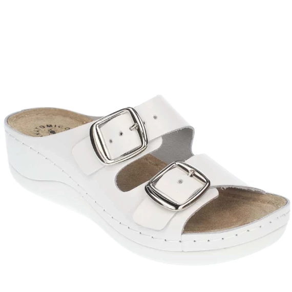 Fratelli Babb D3033 Bianco anatómiai papucs