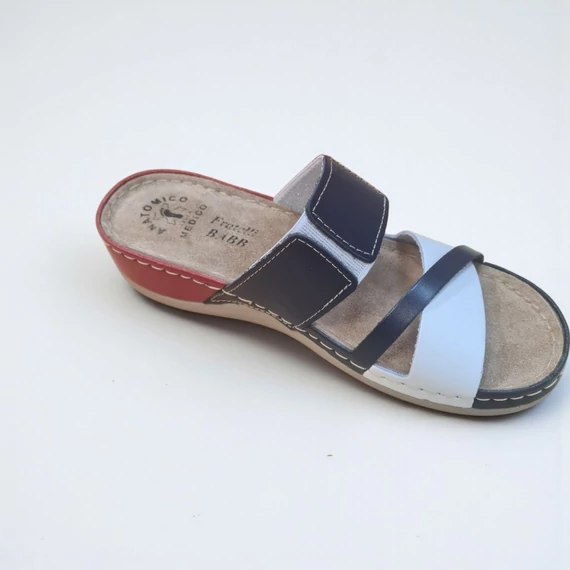 Anatómiai comfort Fratelli Babb papucs D304 red/blue
