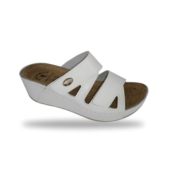 Női komfort divat papucs D108 Bianco