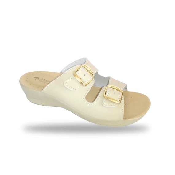 Monte Bosco női papucs - 6015 bézs komfort gyógypapucs