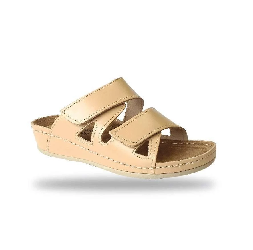 Női comfort bio papucs D76 Beige