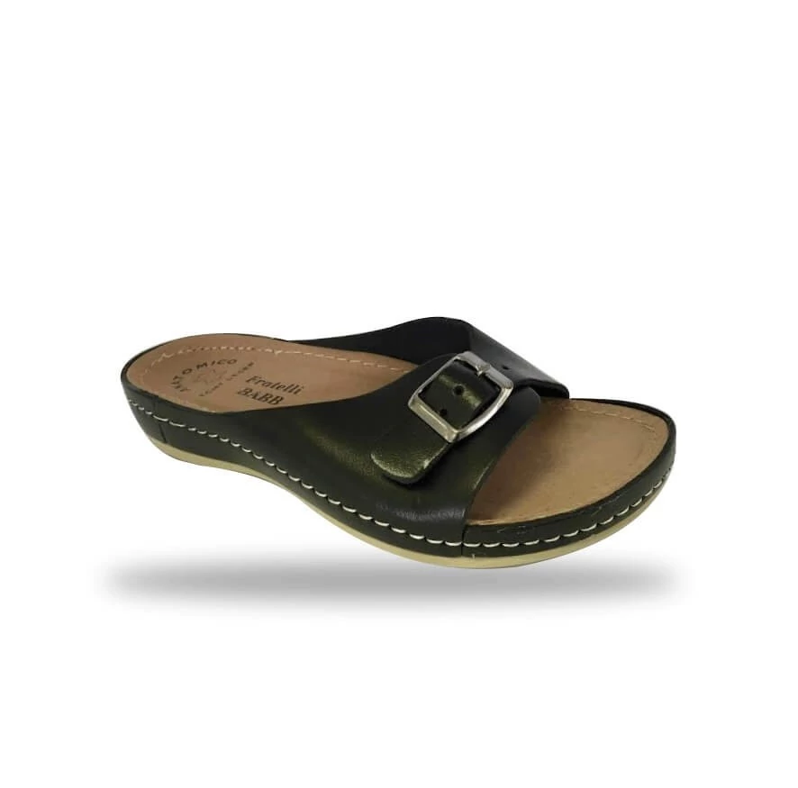 Női komfort bio papucs D95 Nero